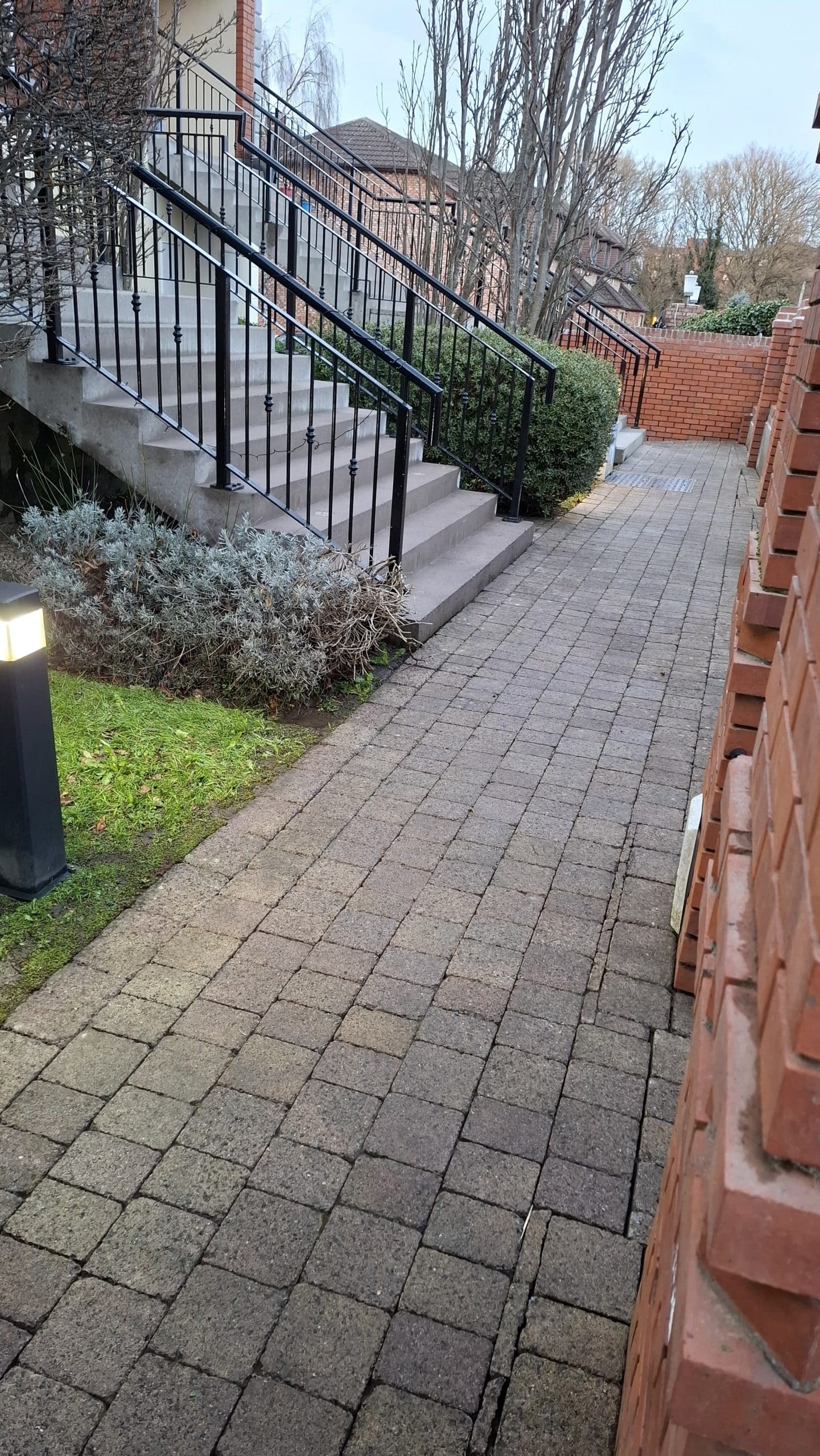 Power Washing Pavement