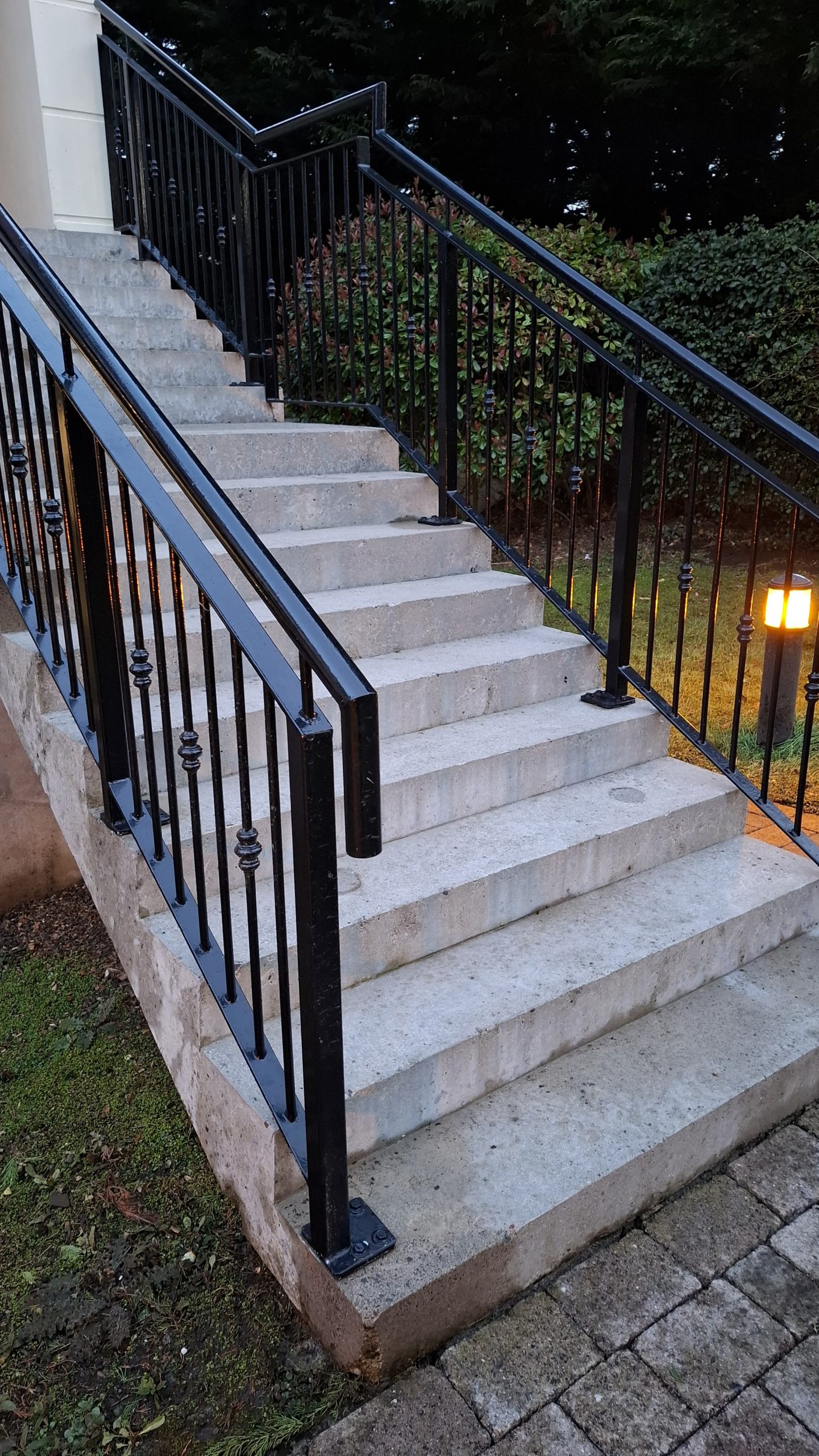 Power Washing Stairs